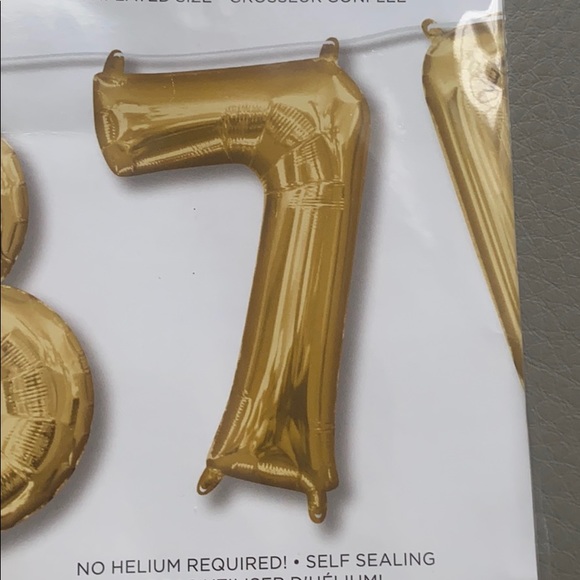 Jr 7 Balloons, 3 piece foil sir filled - Picture 2 of 7